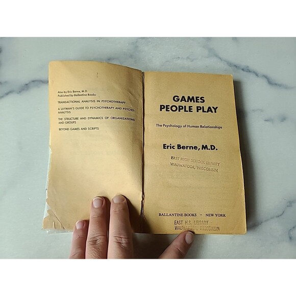 Games People Play By Eric Berne M.D. Paperback - Picture 3 of 10